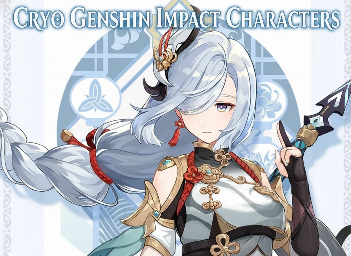 cryo genshin impact characters