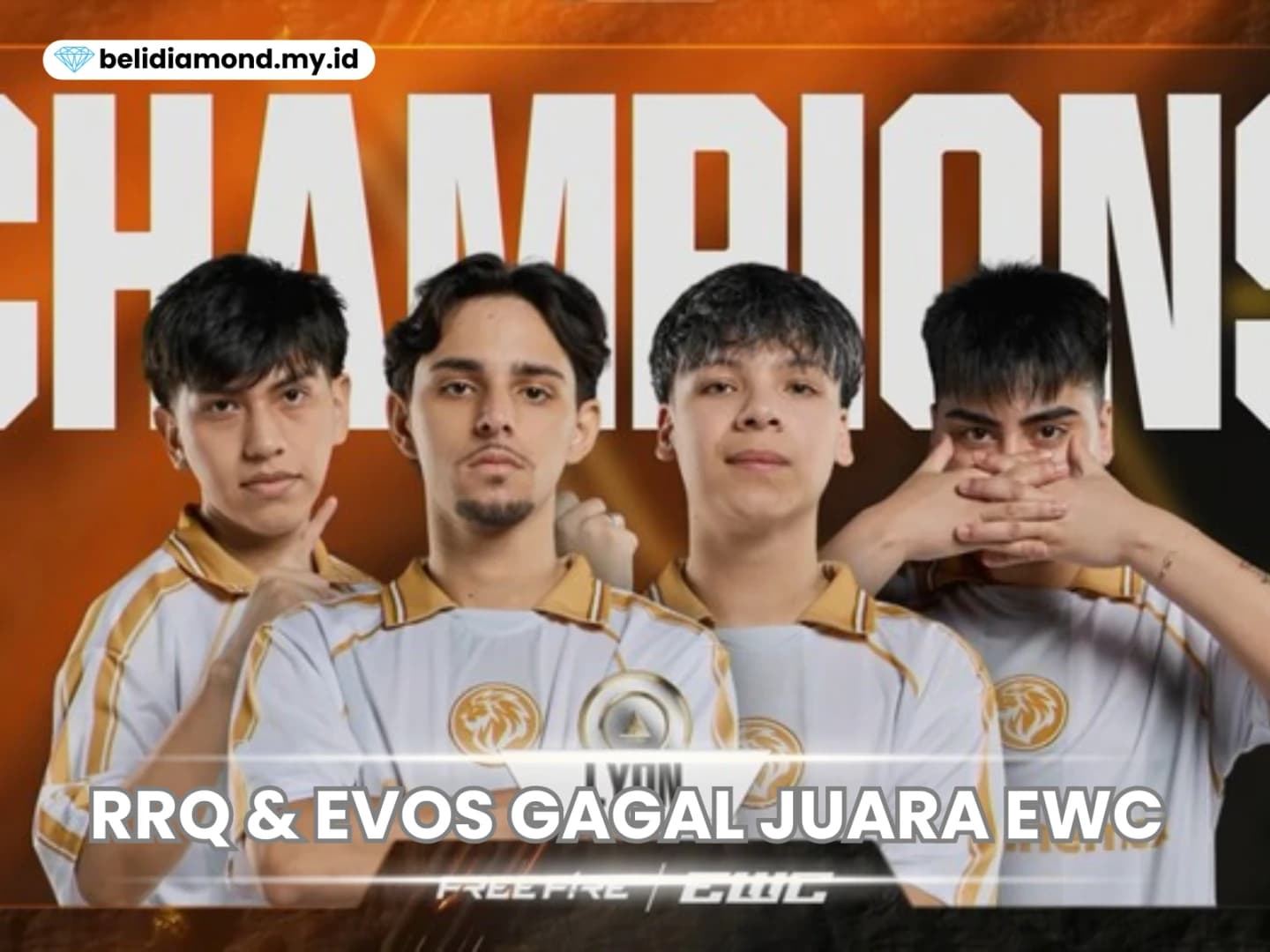 RRQ dan Evos Gagal Juara EWC Free Fire 2026