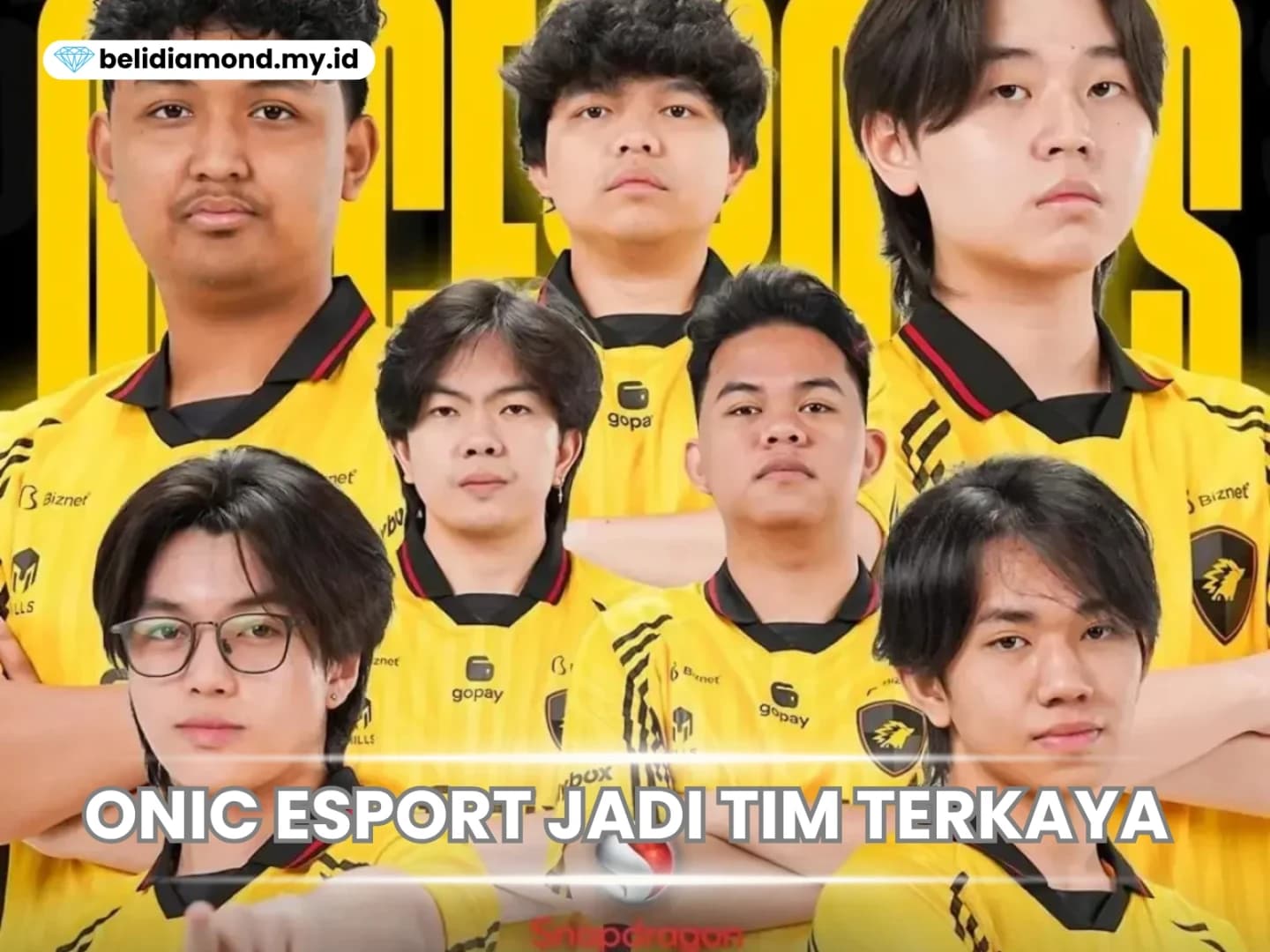 onic esport jadi tim terkaya