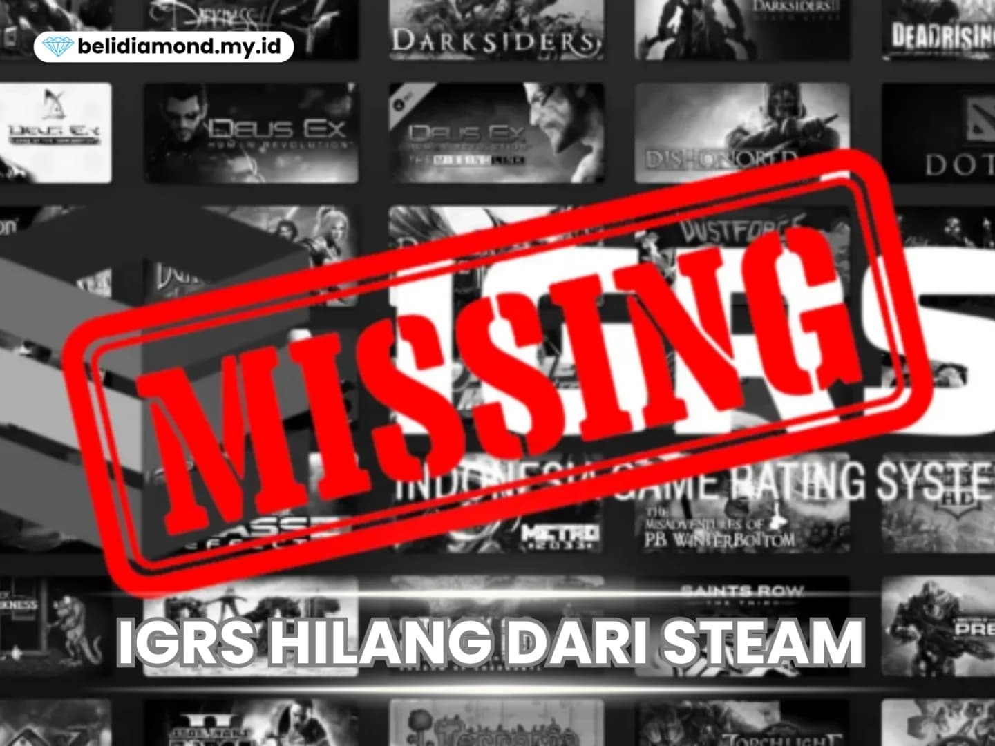 IGRS Tiba-Tiba Hilang dari Steam